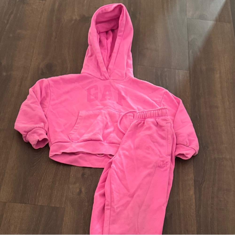 GAP Vibrant Pink Hoodie and Joggers